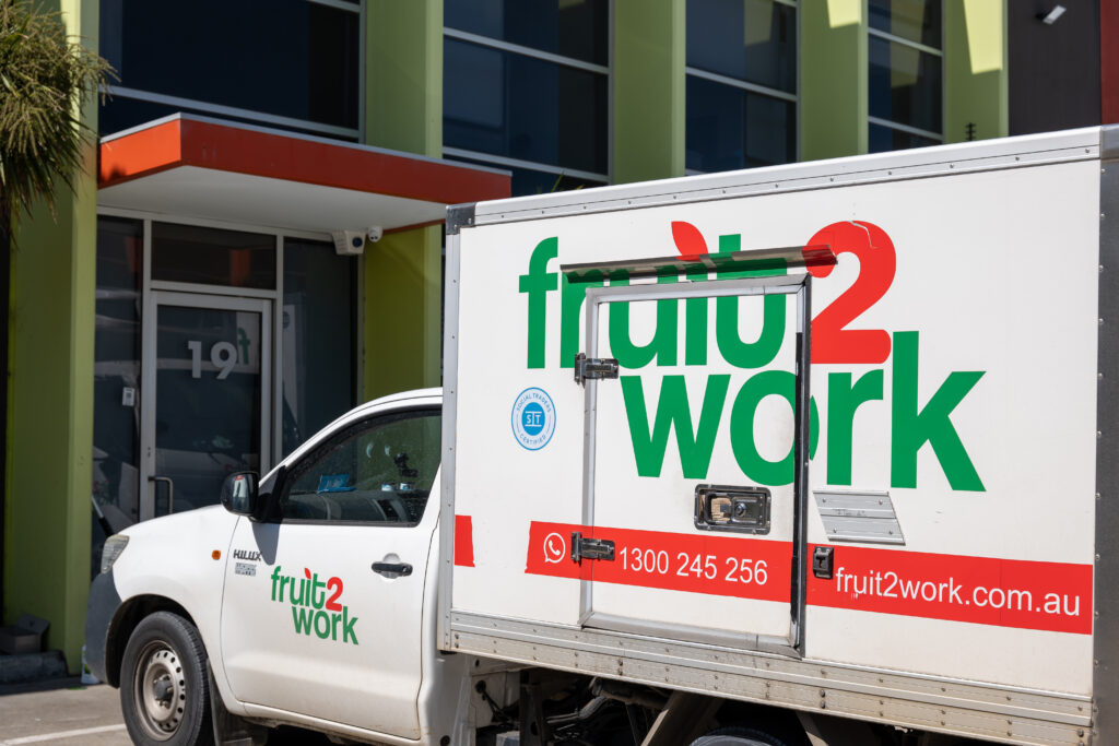 Fruit2Work Delivery Truck